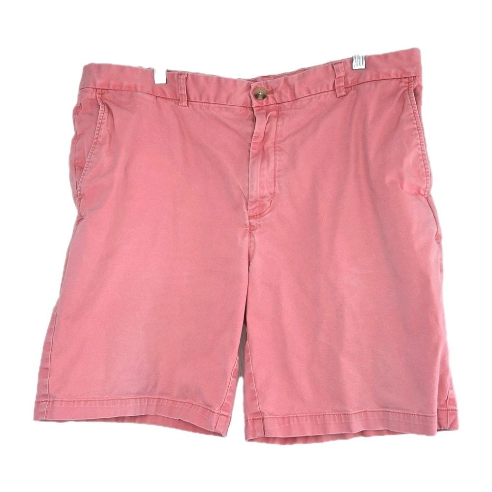 Vineyard Vines Mens Breaker Shorts Size 40‎ Salmon Pink Flat Front Cotton Golf